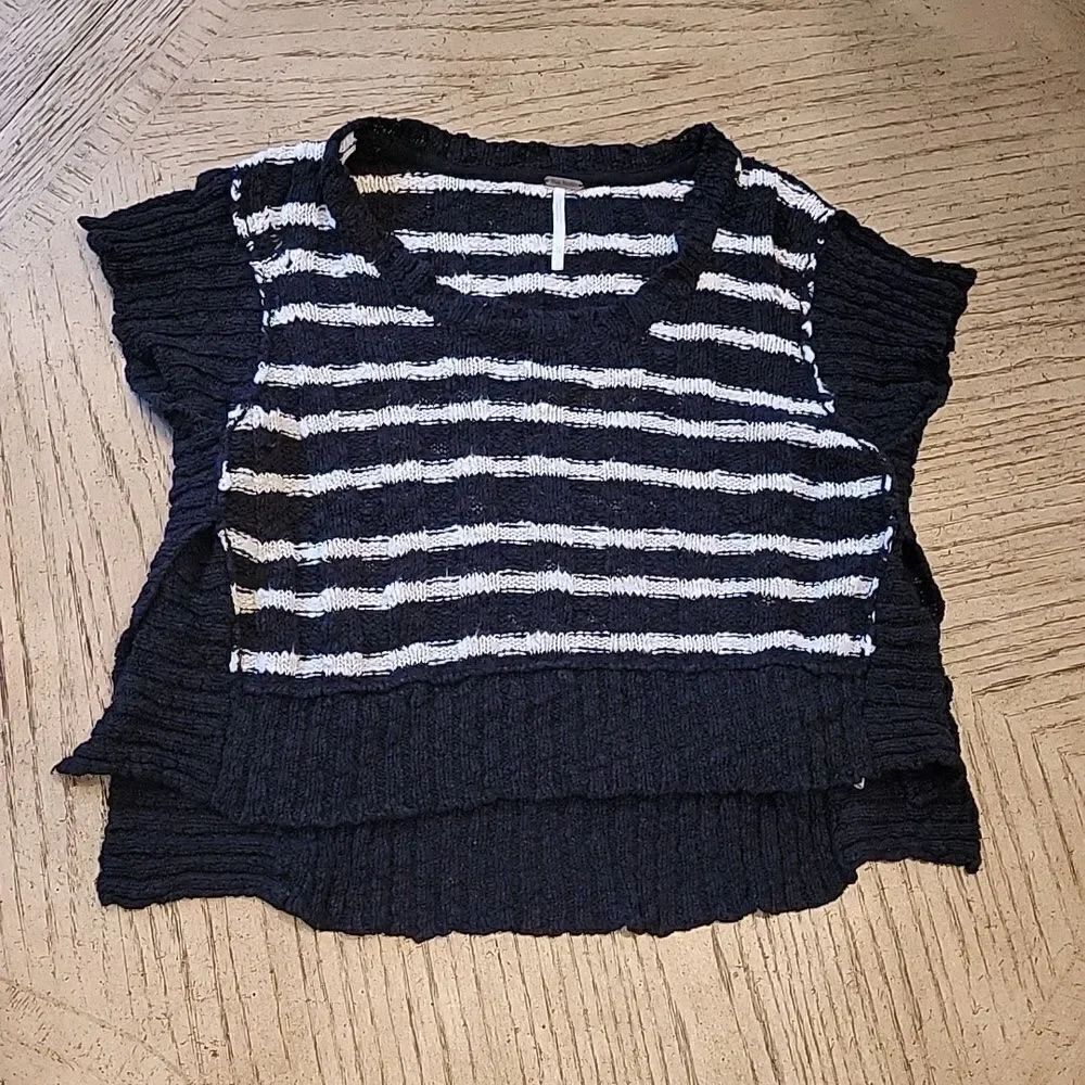 free people knit blouse size x small